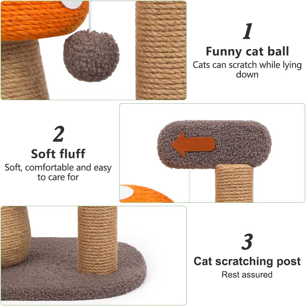 Mushroom Cat Scratcher