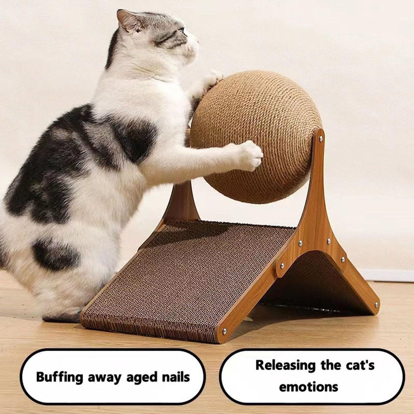 Ball Cat Scratching Board