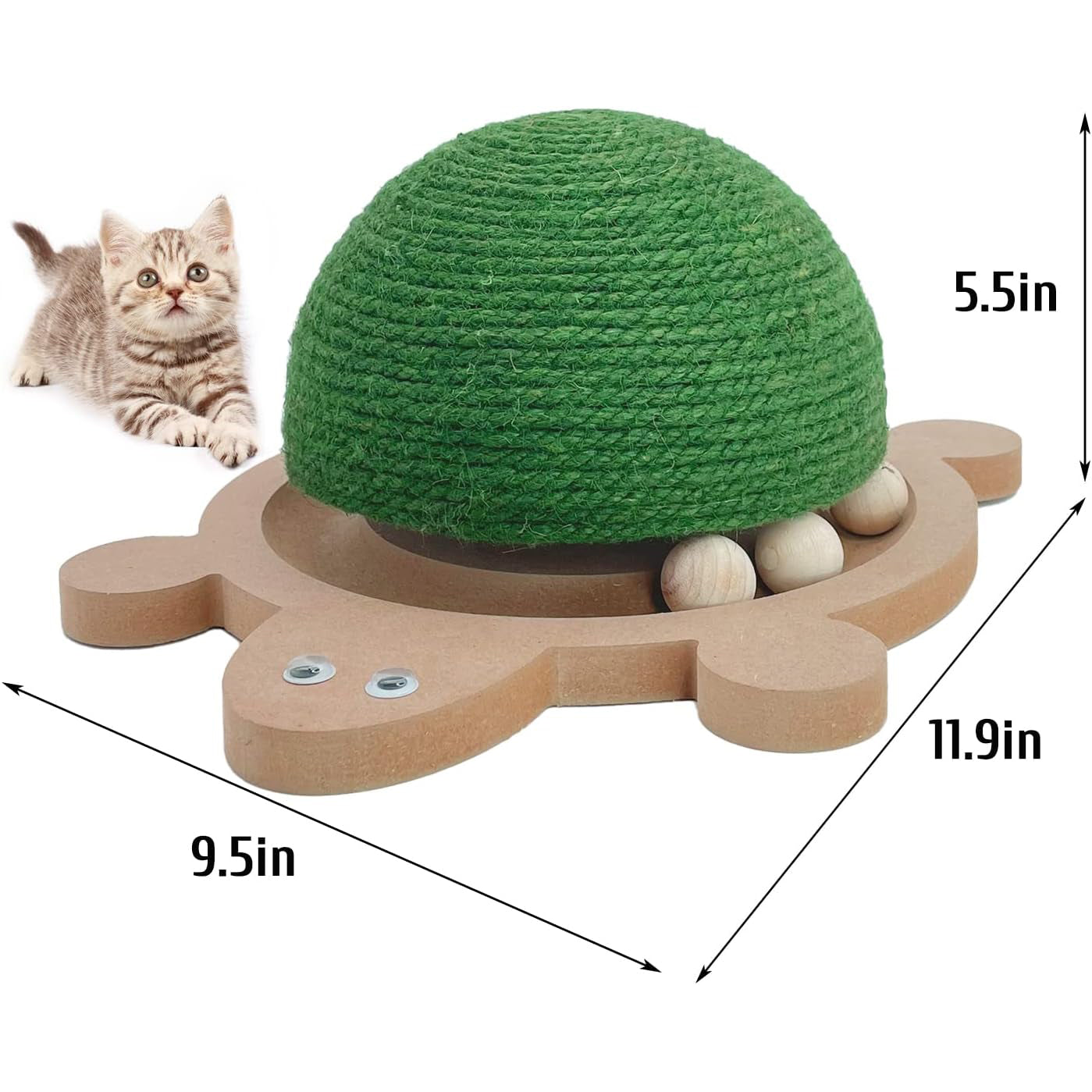 Cats Scratching Ball