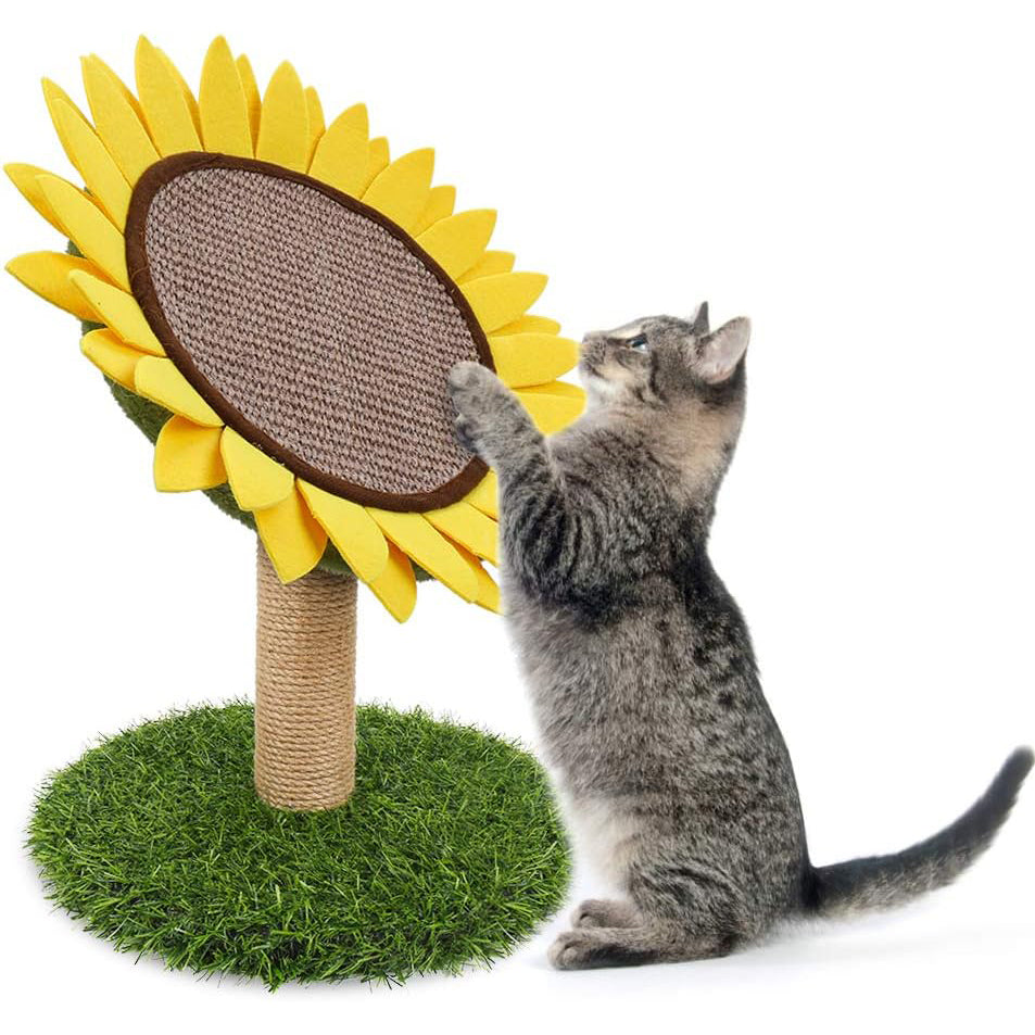 Sunflower Cat Scratching Post