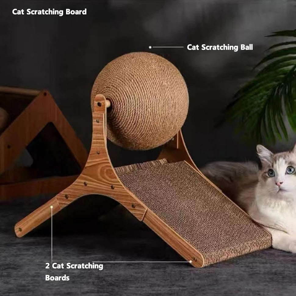 Ball Cat Scratching Board